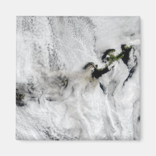 Plume from Okmok Volcano, Aleutian Islands 2 Magnet