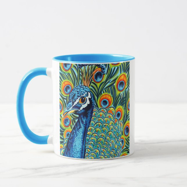 Plumed Peacock I Mug (Left)