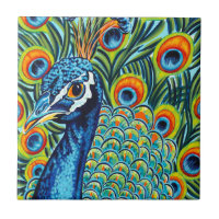 Plumed Peacock I