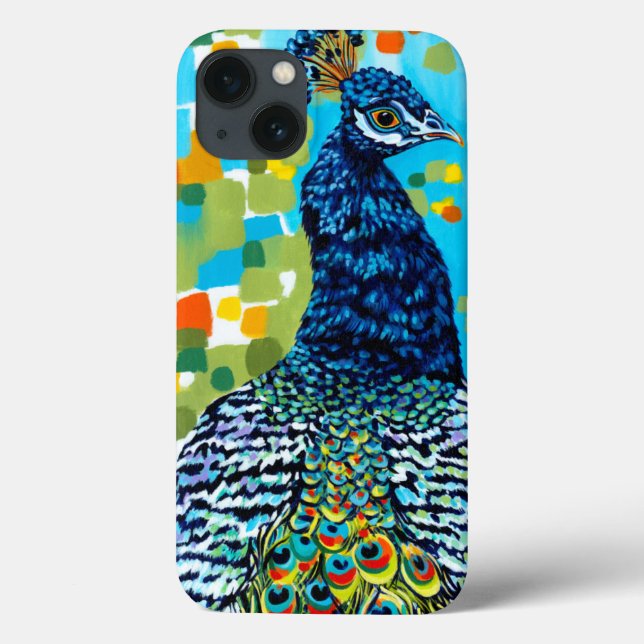 Plumed Peacock II Case-Mate iPhone Case (Back)