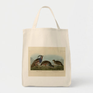 Plumed & Thick-legged Partridges - Audubon's Birds Tote Bag