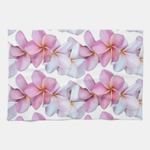 Plumeria Blooms Kitchen Towels
