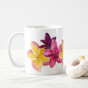 Plumeria coffee mug