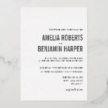 Plumeria dorée Faire-part de mariage avec huile ré