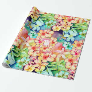 Plumeria Fleurs de papier cadeau Aloha