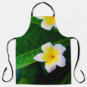 Plumeria Flower Photography Apron