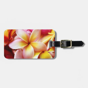 Plumeria Frangipani Hawaii Flower Customized Blank Luggage Tag