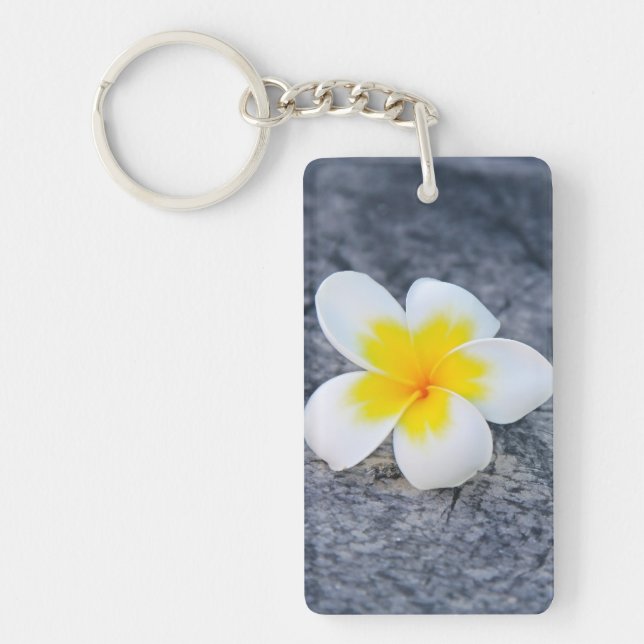 plumeria keychain (Front)