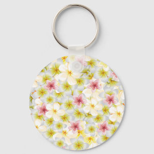 Plumeria Love Me Keychain
