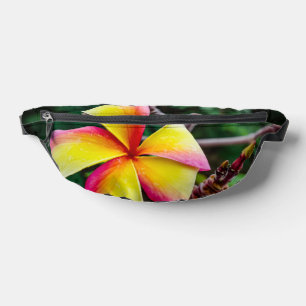 Plumeria rubra fanny pack