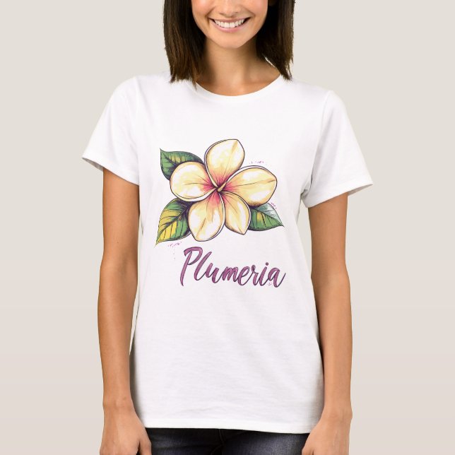 Plumeria T-Shirt (Front)