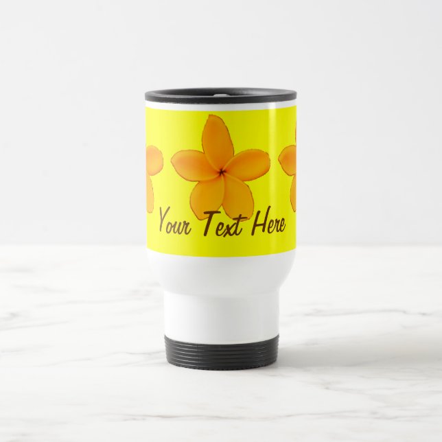 Plumeria Travel Mug (Center)