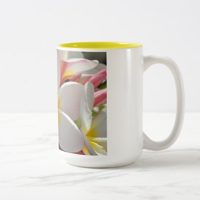 Plumeria Two-Tone Coffee Mug (Right)