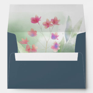 Plumeria Water Colour Envelope