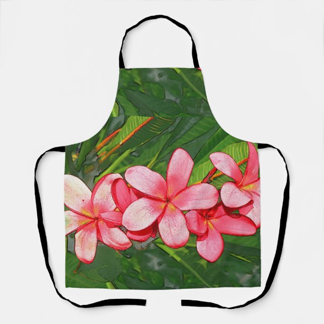 Plumerias Apron (Front)