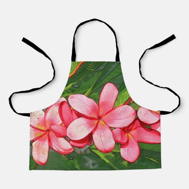 Plumerias Apron (Front)