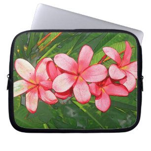 Plumerias Laptop Sleeve