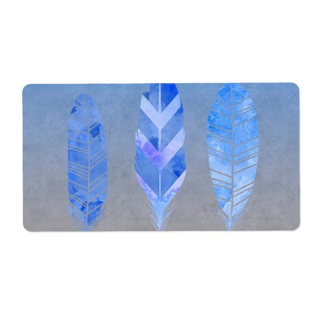 Plumes bleues (Devant)