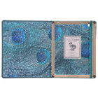 plumes bleues brumeuses de paon de parties