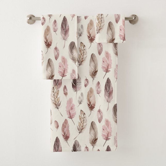Plumes Brown roses (En situation)