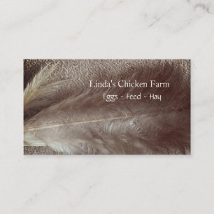Plumes de poulet, Sepia, Grunge, Carte de visite