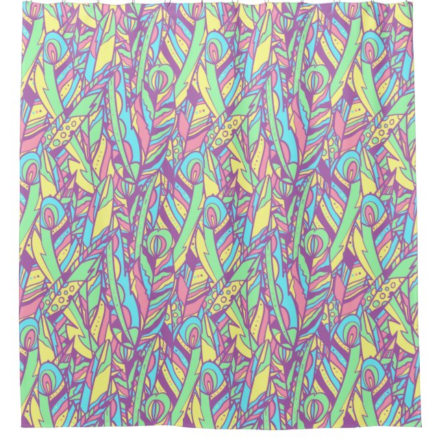 Plumes décoratives Douche rideau (Devant)