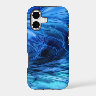 Plumes fractales Bleues