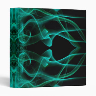 Plumes of Green Smoke on Black Binder
