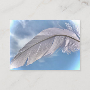 Plumes ou plumes Carte de visite Sky Reiki Spirit