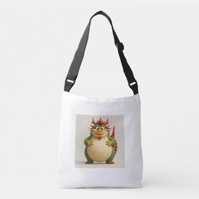 Plump Dragon Tote Bag 描述｜Description： (Front)