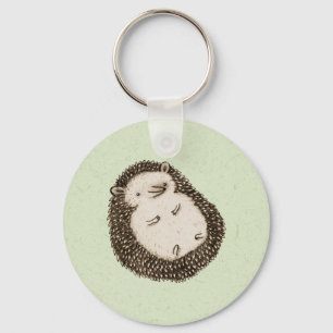 Plump Hedgehog Keychain