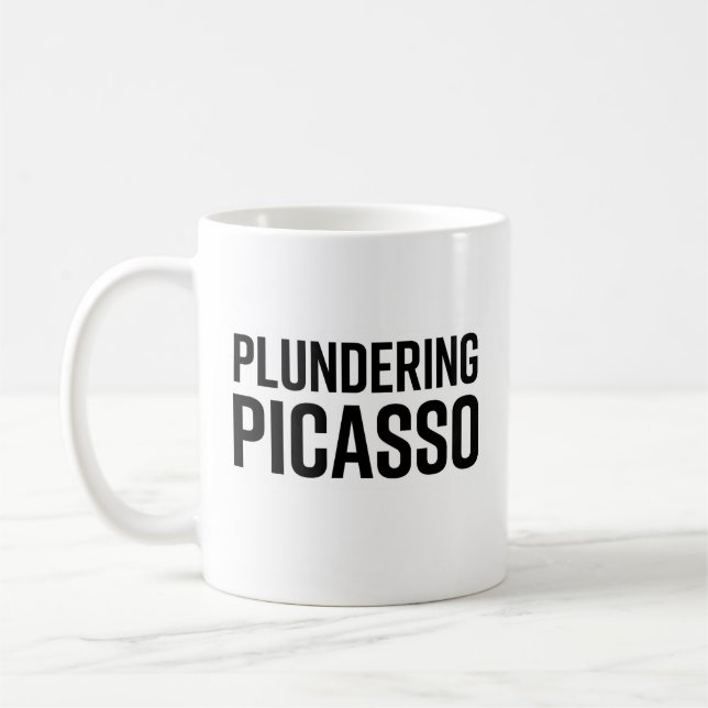 Plundering Picasso  Coffee Mug (Left)