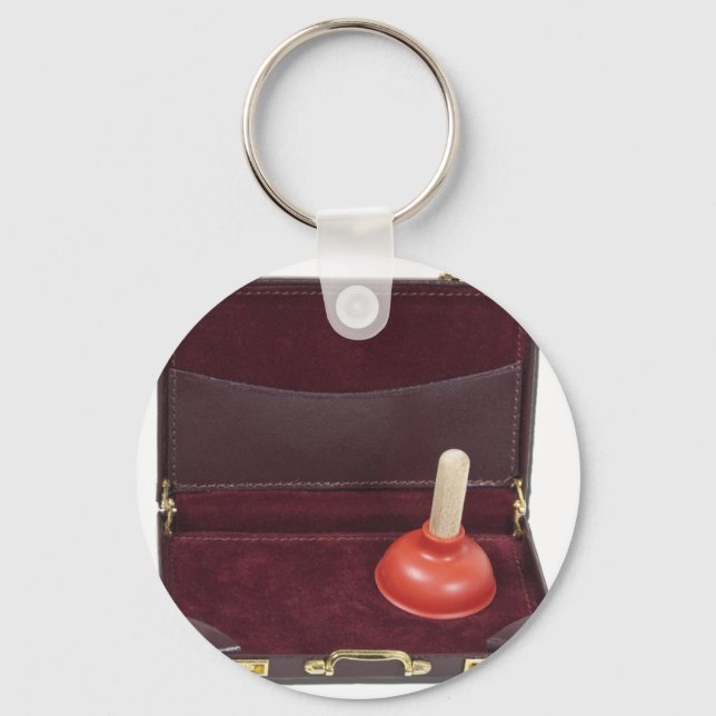 PlungerInBriefcase051411 Keychain (Front)