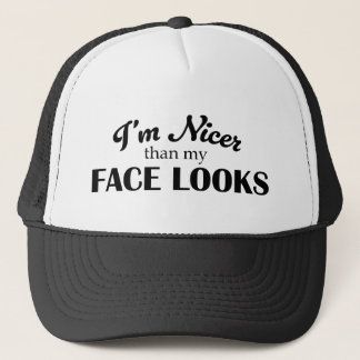 Plus beau que mon visage semble Casquette