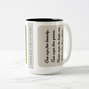 Plus Coffee Mojo Mug avec Citation de réveil