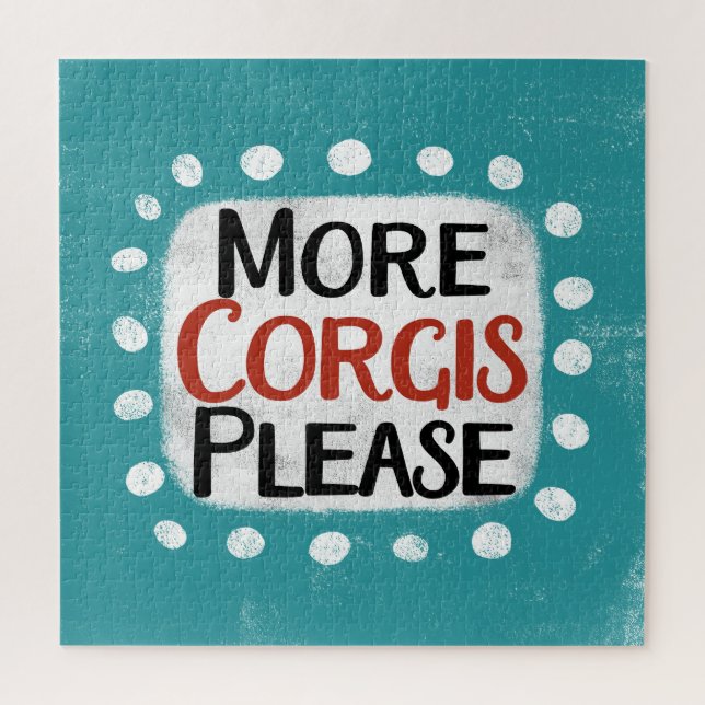 Plus Corgis S'Il Vous Plaît Puzzle (Vertical)
