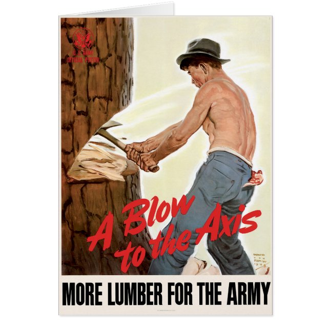 Plus de bois pour l'armée (Devant)