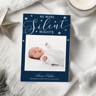 Plus de nuits silencieuses Faire-part de naissance