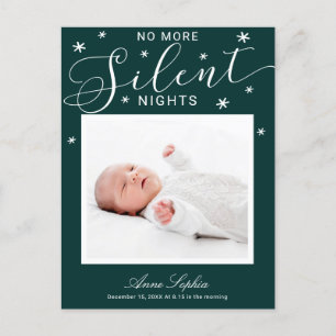 Plus de nuits silencieuses Faire-part de naissance