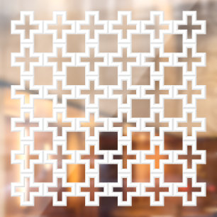 Plus Embossed Surface Pattern Window Cling