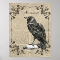 Plus jamais, Raven, Edgar Allan Poe poster