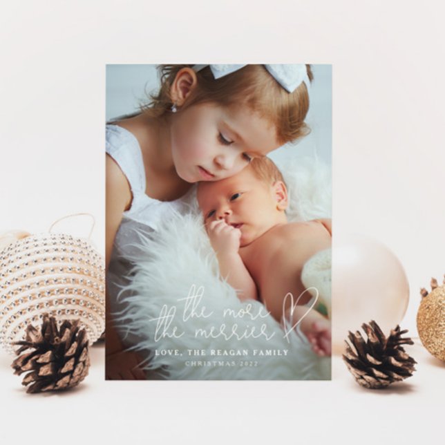 Plus la Faire-part de naissance de Noël est joyeus (Créateur téléchargé)