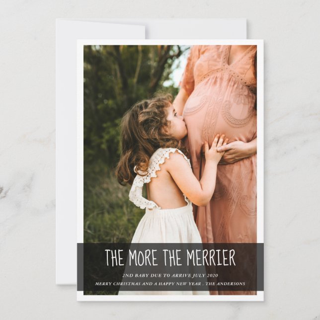 Plus Le Merrier Baby Faire-part de naissance | Pho (Devant)