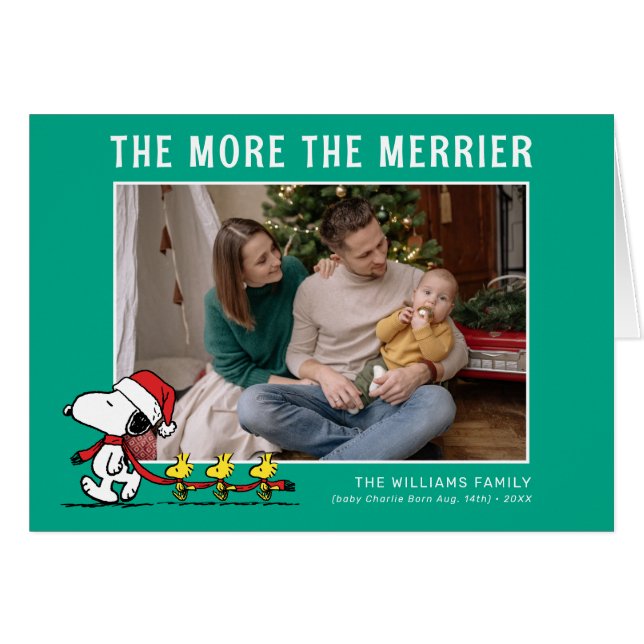 Plus Le Merrier Est Merrier | Arachides Noël Nouve (Devant horizontal)