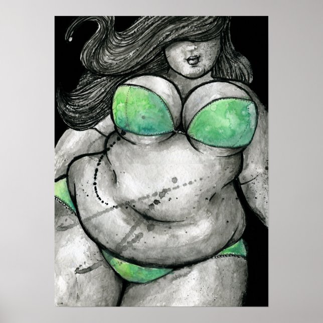 Plus Size Beauty Poster (Front)