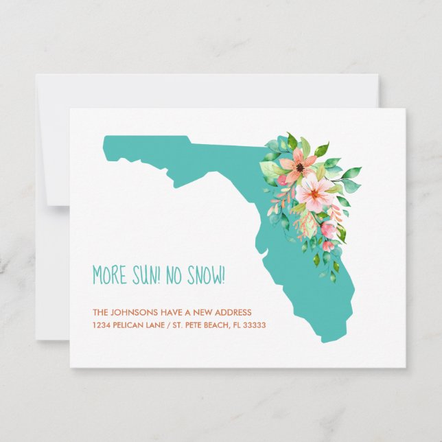 Plus Sun No Neige Floride Carte Floride Nouvelle a (Devant)
