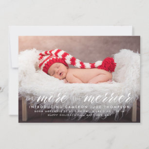 Plus sur le Merrier Holiday Faire-part de naissanc