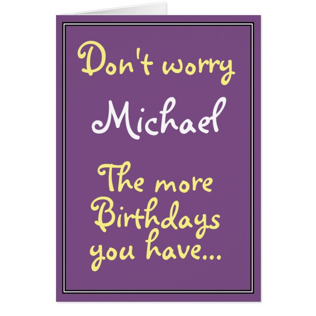 Plus vous avez d'anniversaires... (Devant)