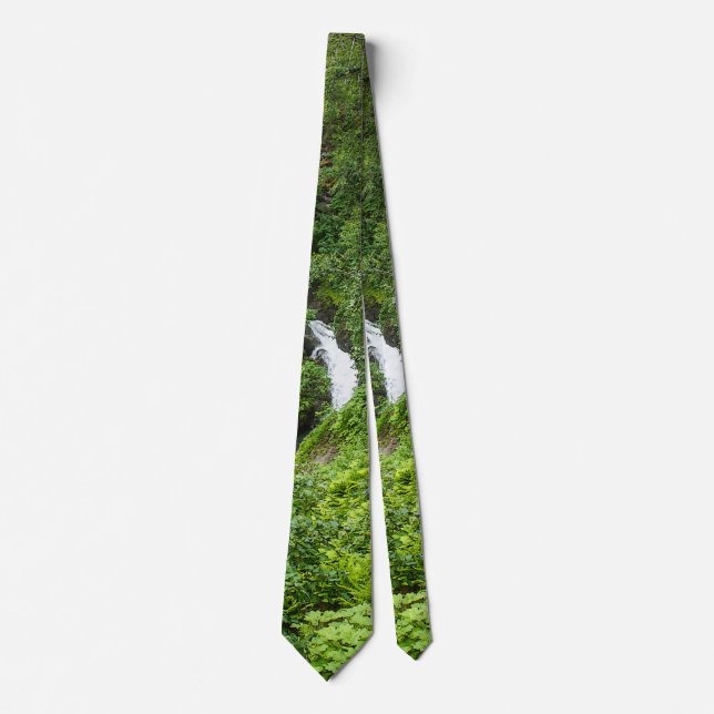 Plush Thunderbird Painterly Neck Tie (Front)