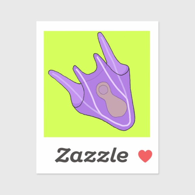 Pluteus (Sea Urchin Larva) Sticker (Sheet)